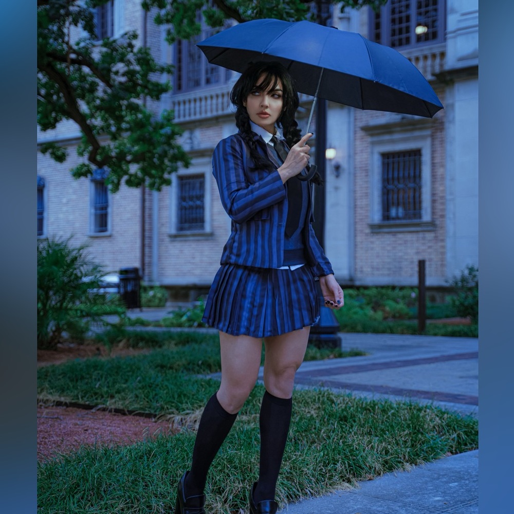 Wednesday Addams nevermore school outfit